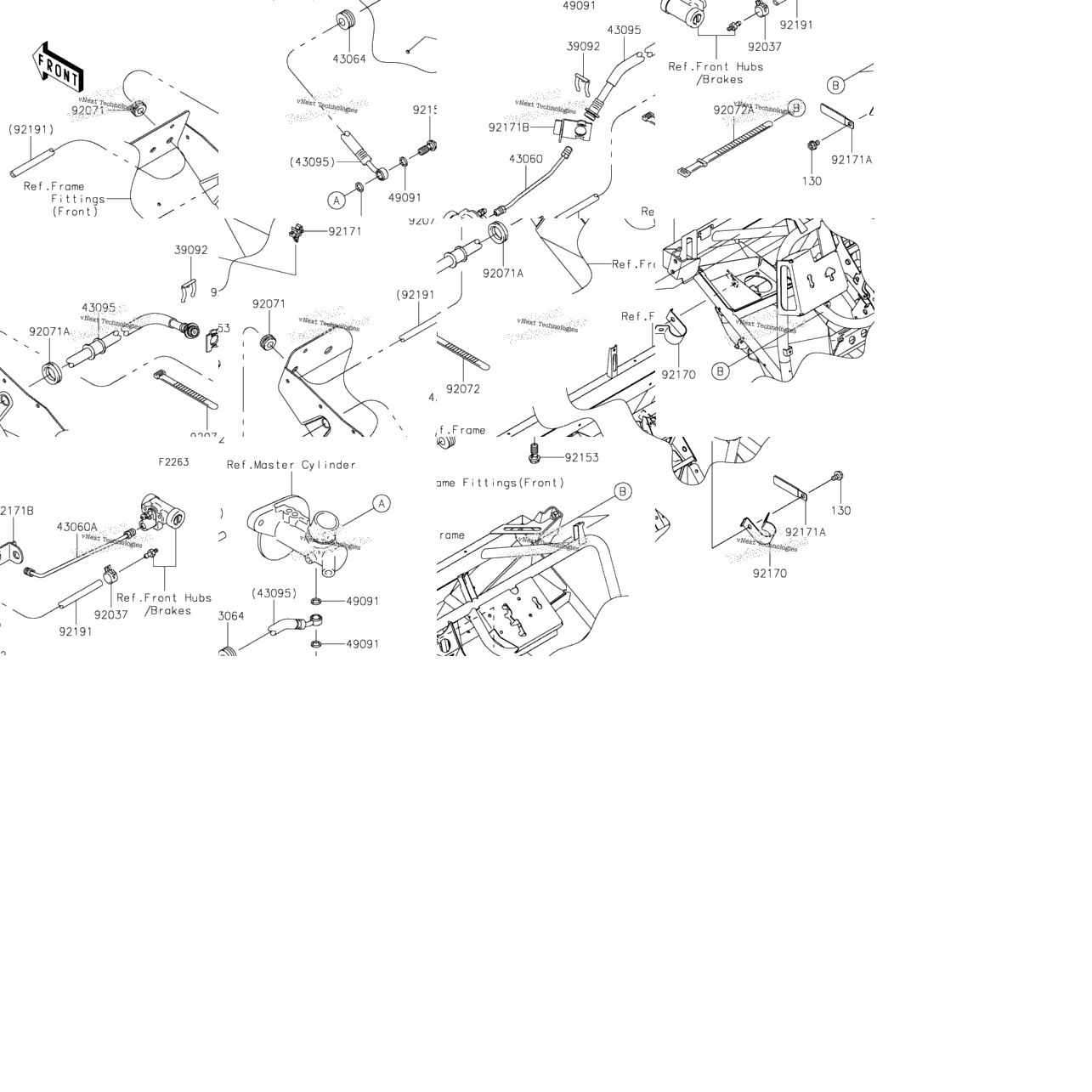 Front Brake Piping