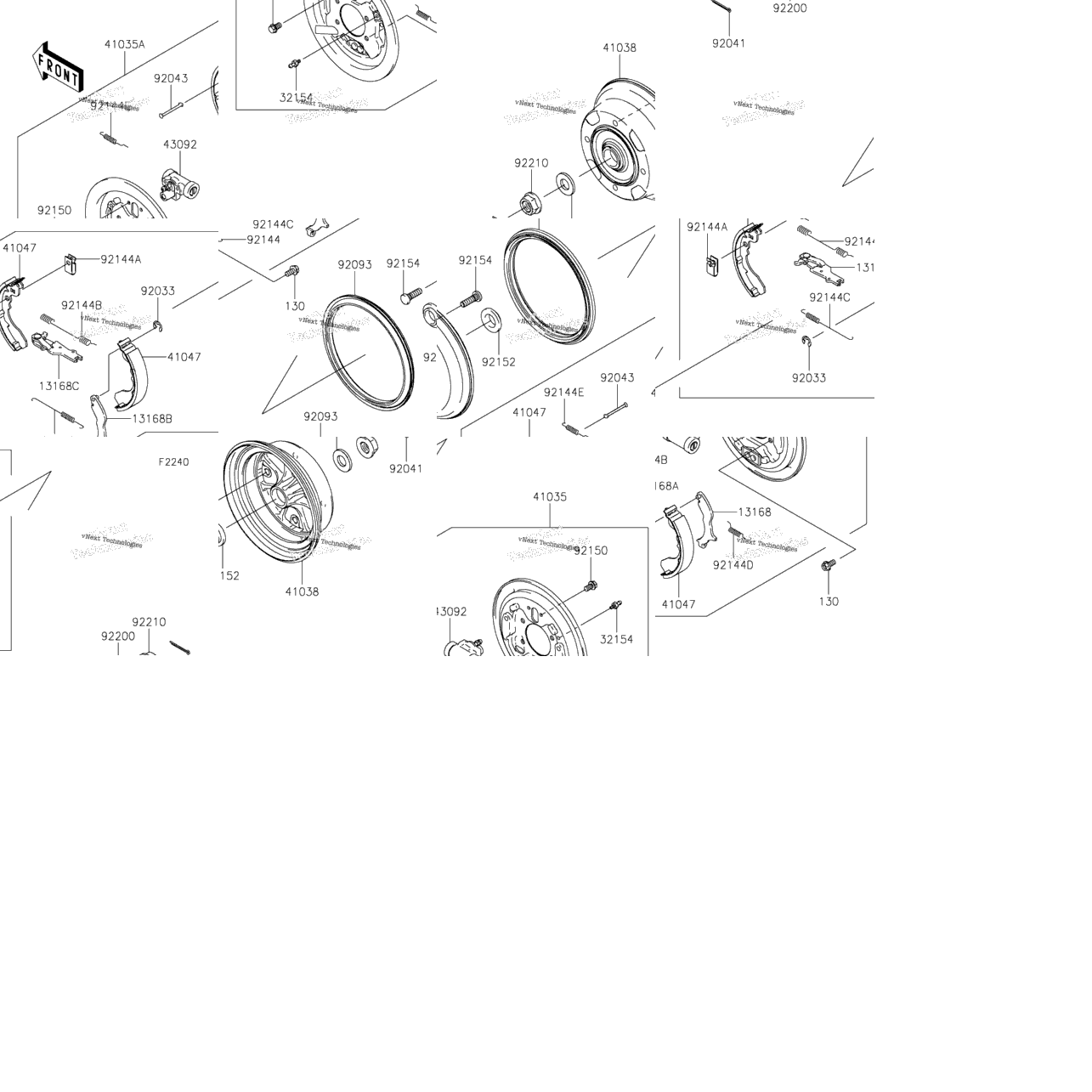 Rear Hubs/Brakes
