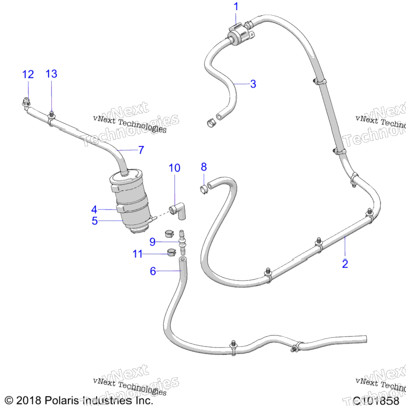 Body, Fuel Tank Evap A21hab15b2