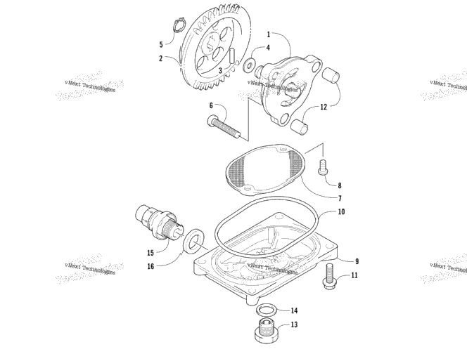 Oil Pump And Strainer Assembly