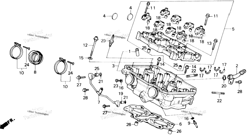 Cylinder Head (Rr.)