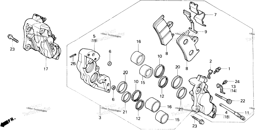 Front Brake Caliper