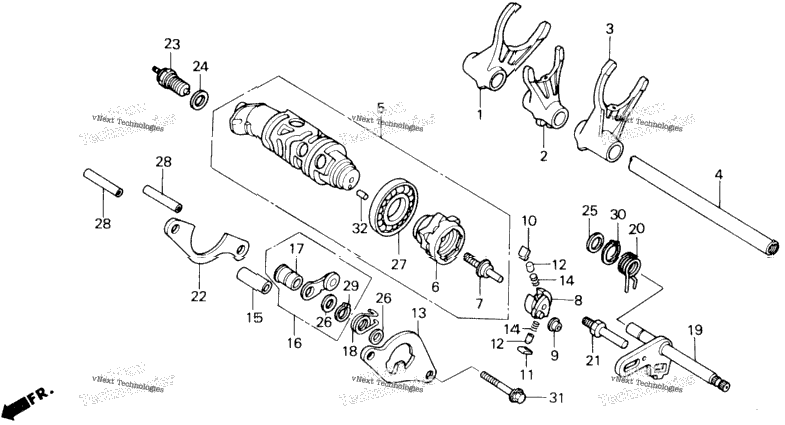 Gearshift Drum