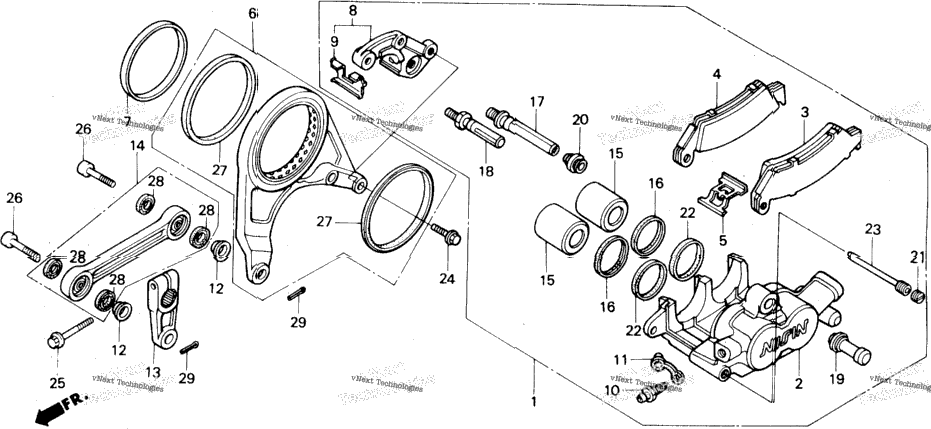 Rear Brake Caliper