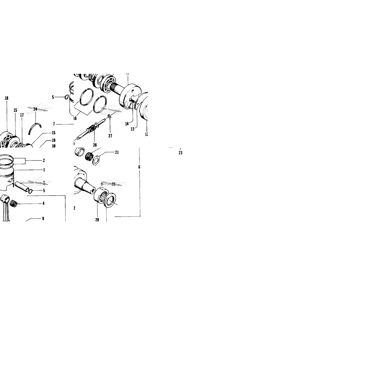 Piston And Crankshaft