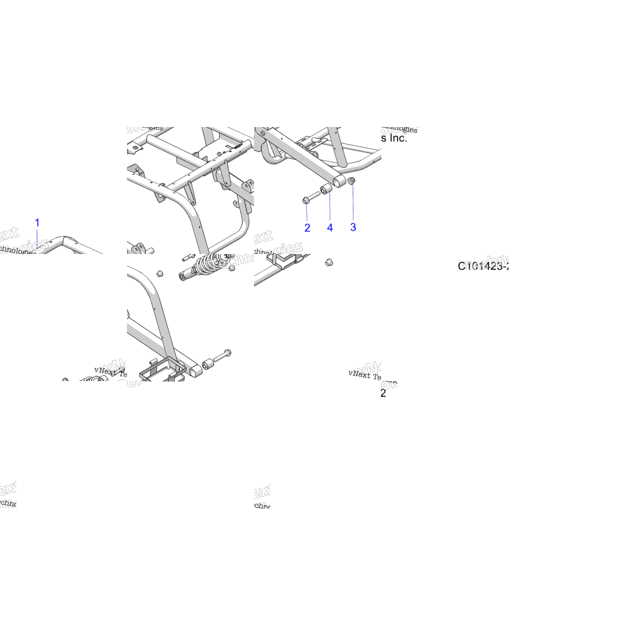 Suspension, Rear Swing Arm