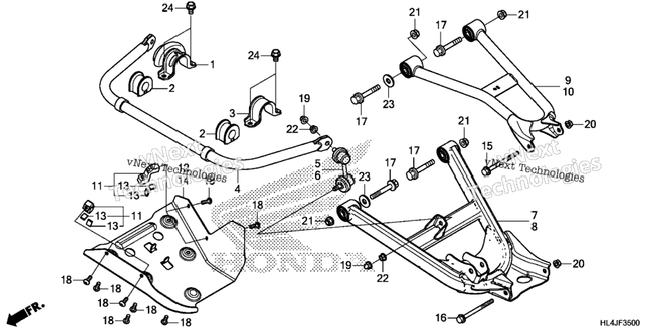 Rear Arm@Rear Stabilizer