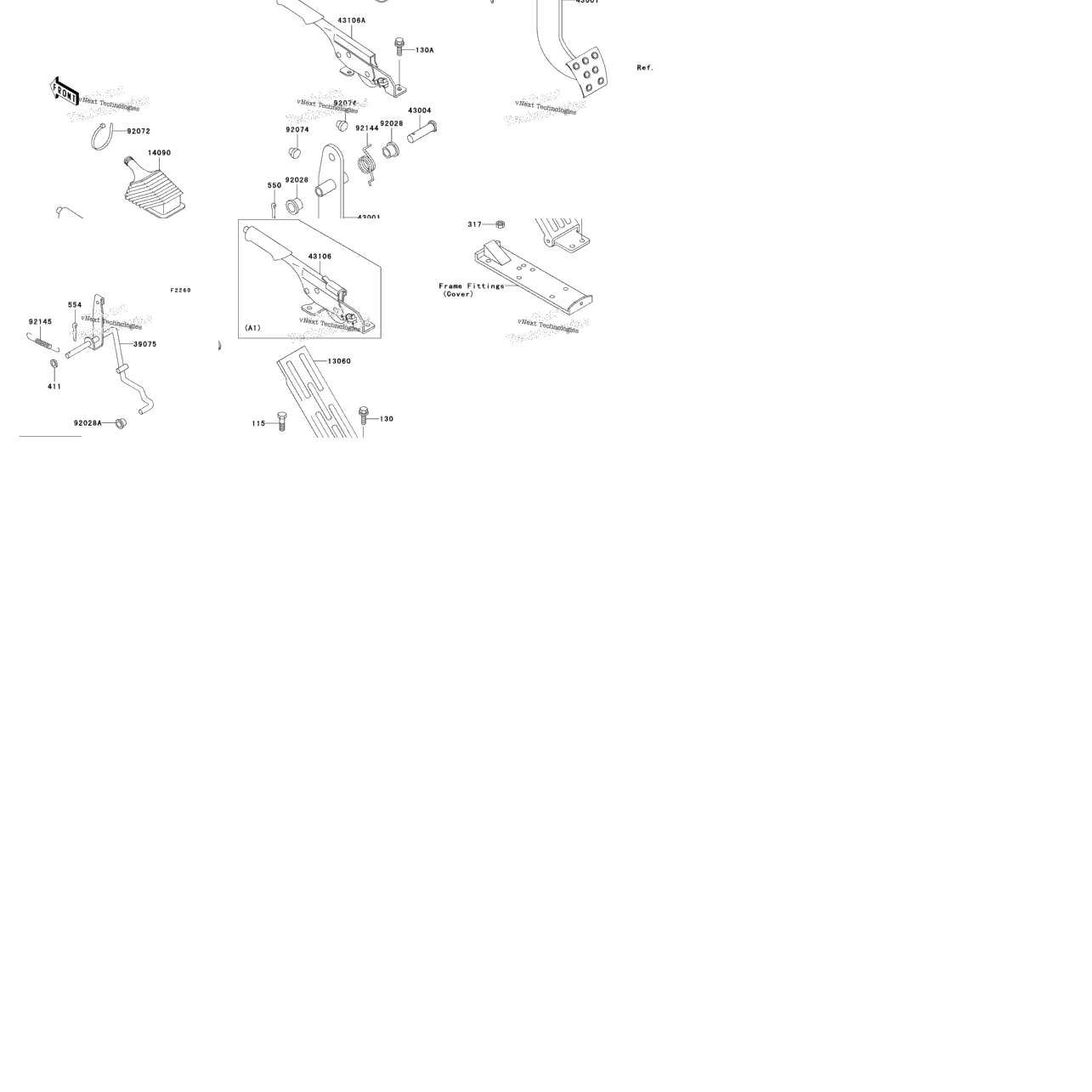 Brake Pedal/Throttle Lever