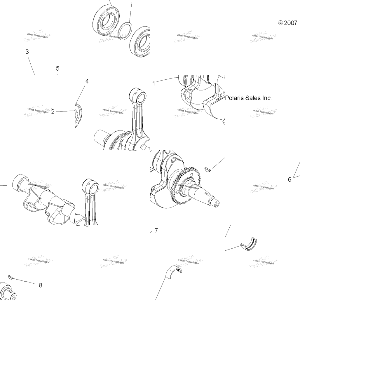 Engine, Crankshaft & Balance Shaft