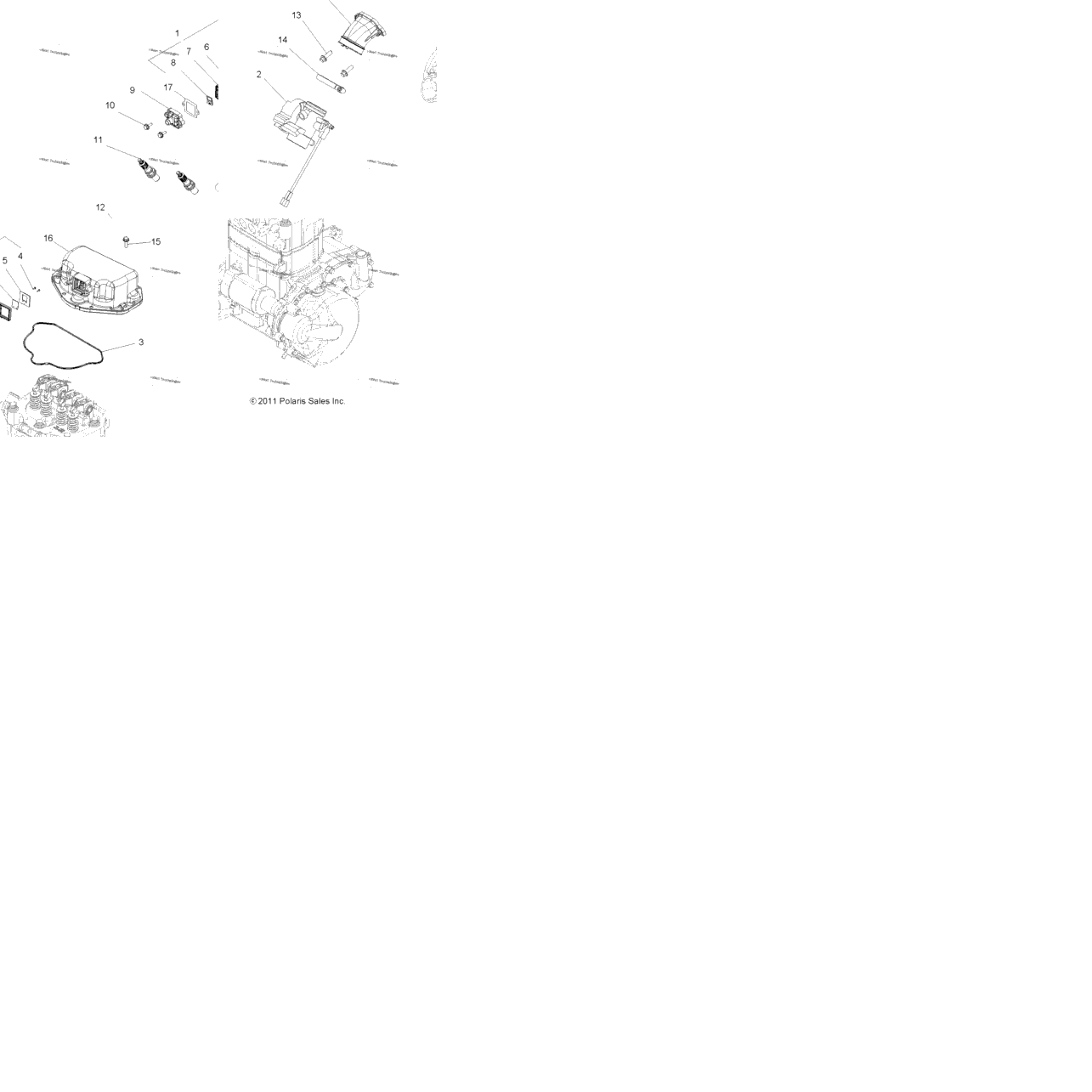 Engine, Throttle Body Mounting