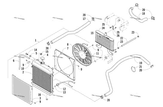 Cooling Assembly (Vin: 4Uf07atv17t236134 And Above)