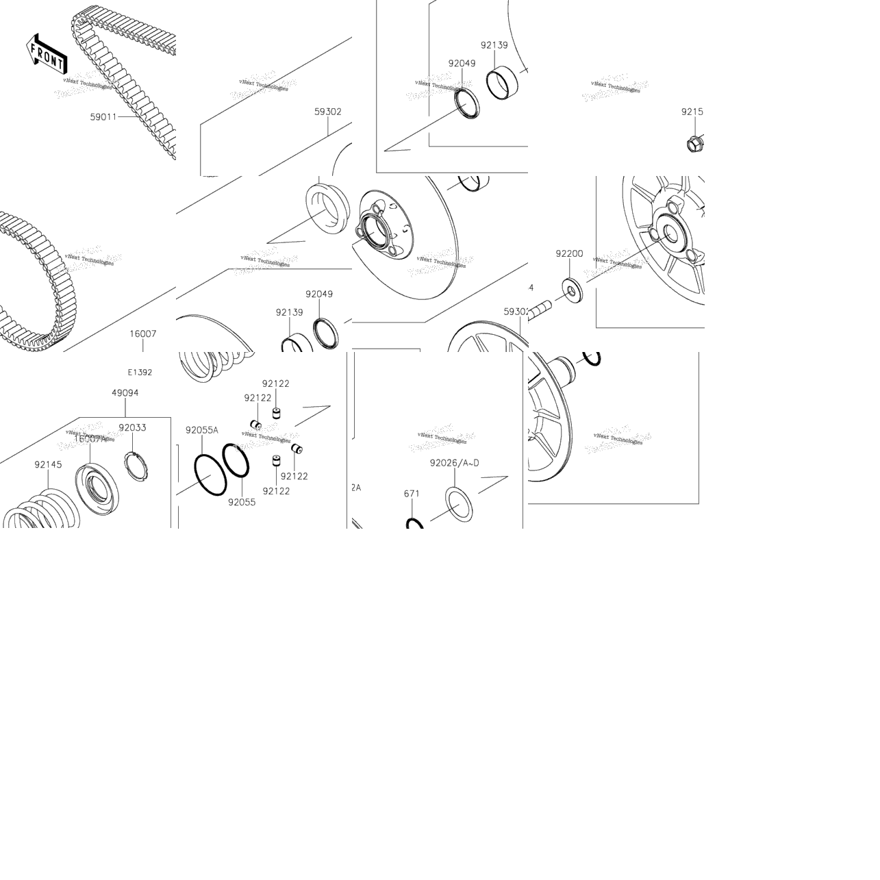Driven Converter/Drive Belt