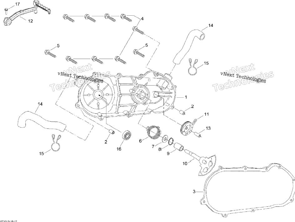 Cvt Cover And Kick Stater