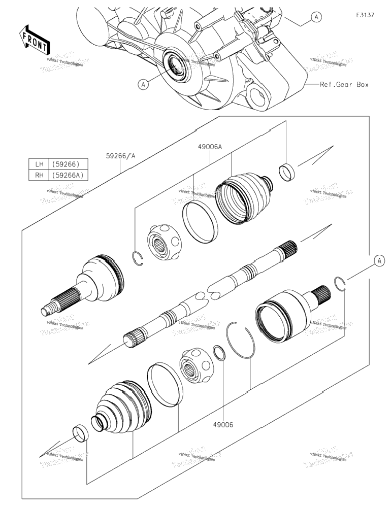 Drive Shaft-Rear