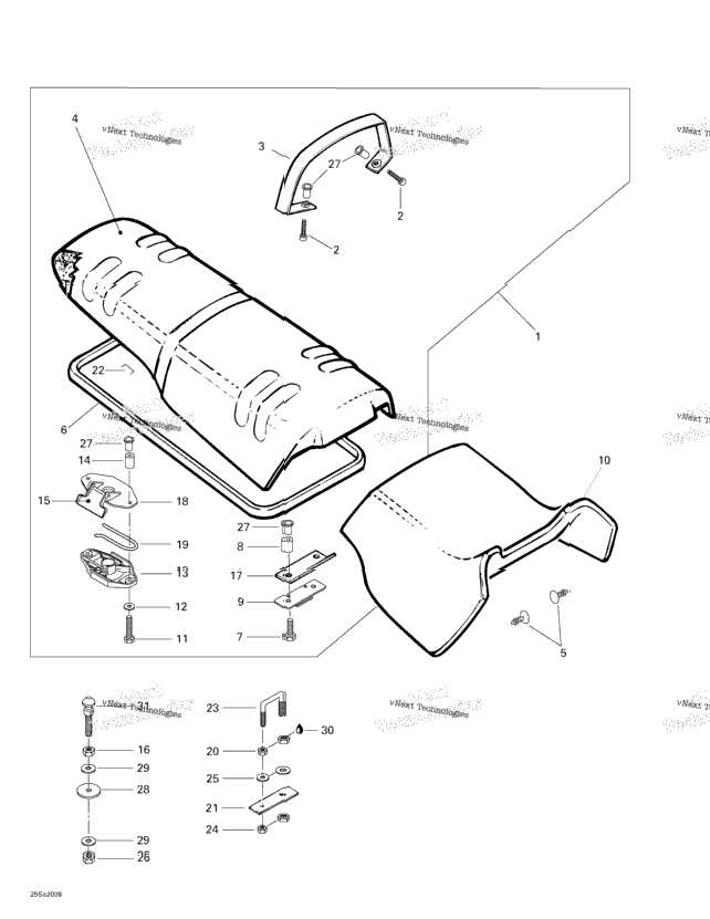 Seat And Engine Cover