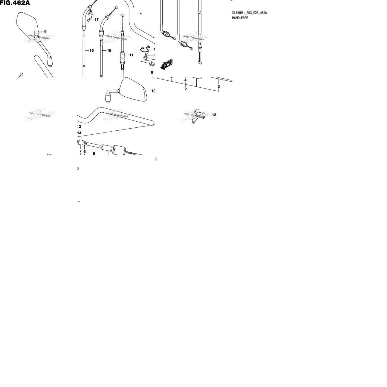 Handlebar (Dl650a)