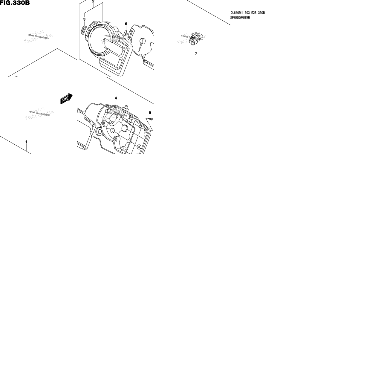 Speedometer (E03,E33)