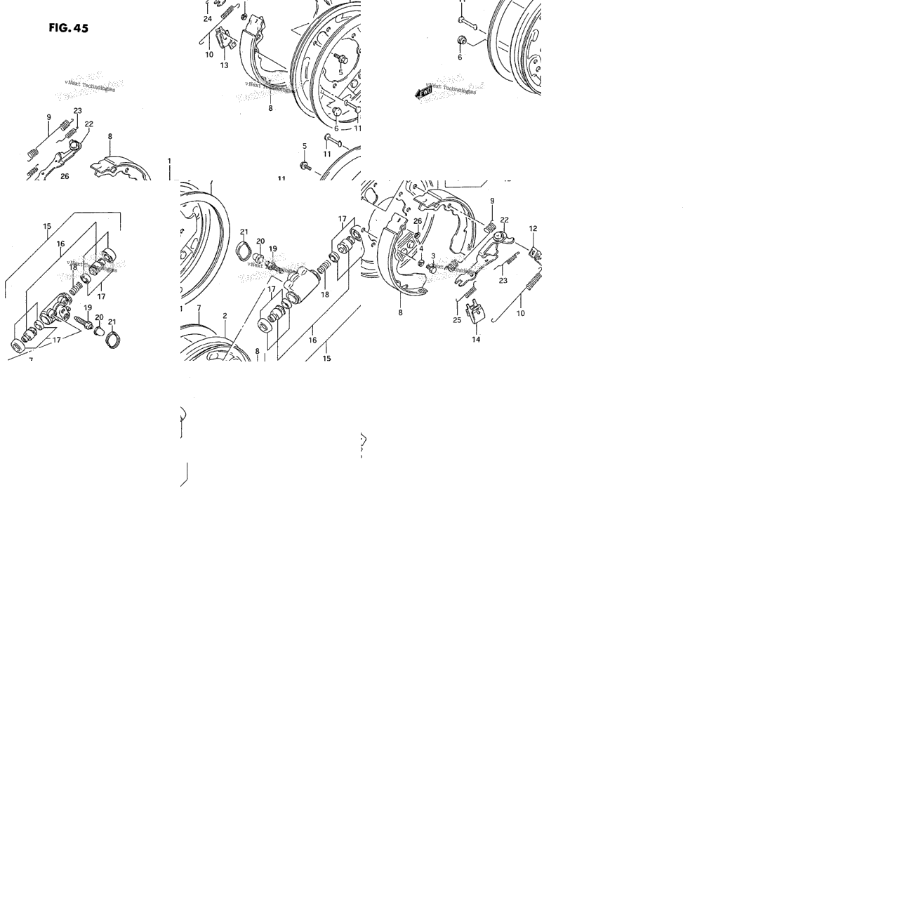 Front Wheel Brake (Model J/K/L)