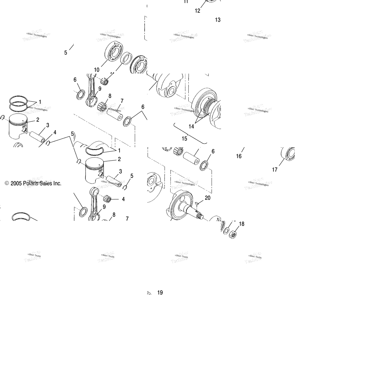 Engine, Piston & Crankshaft