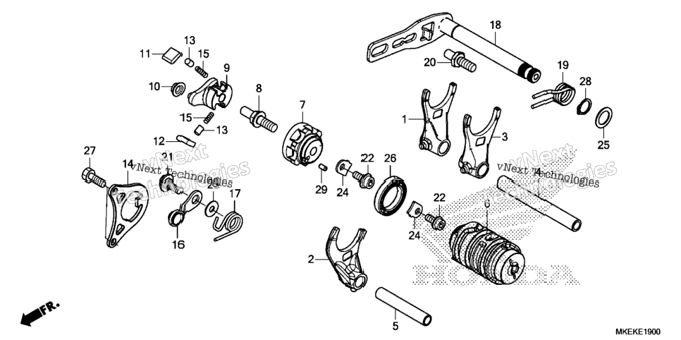 Gearshift Drum