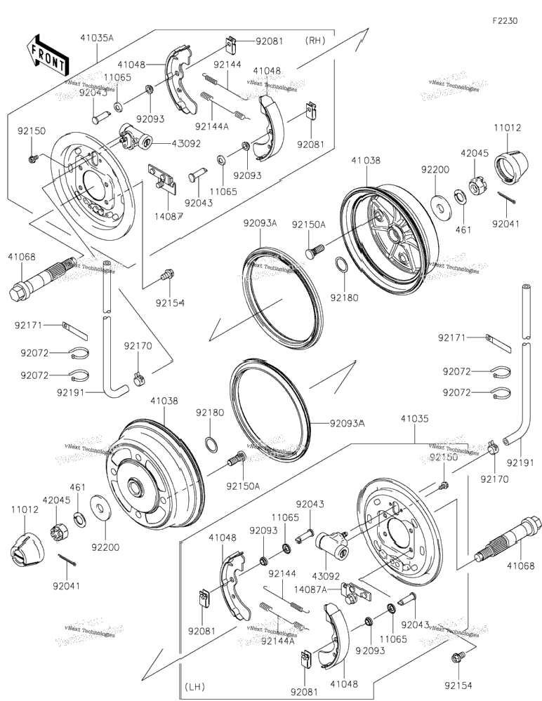 Front Hubs/Brakes
