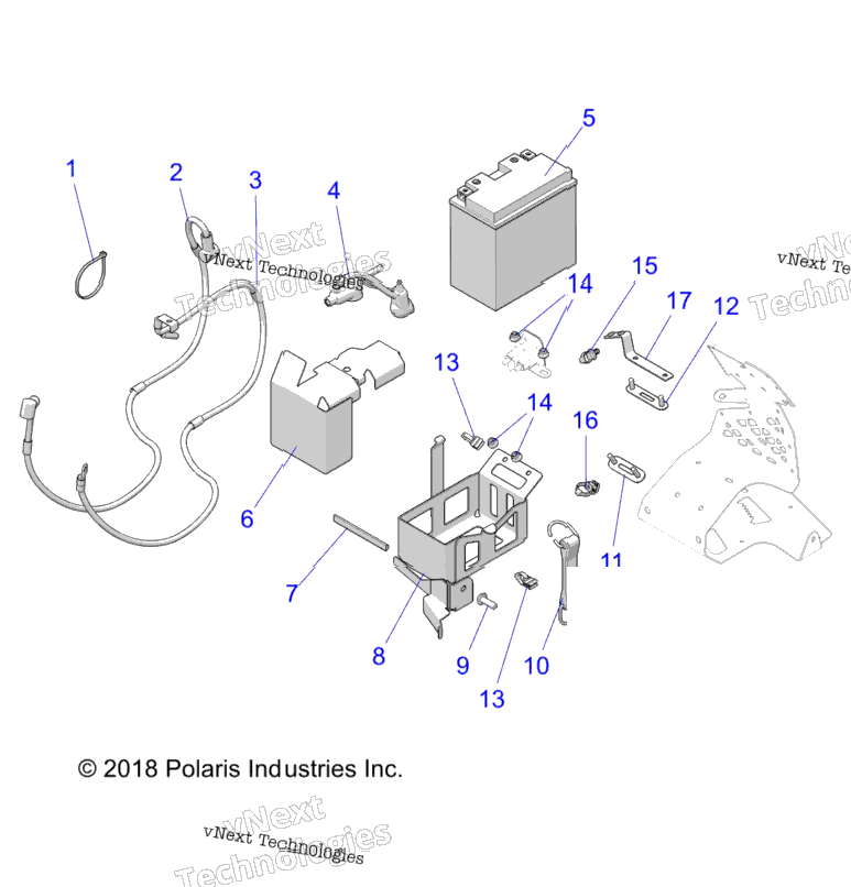 Electrical, Battery/Box & Cables E.S. Option