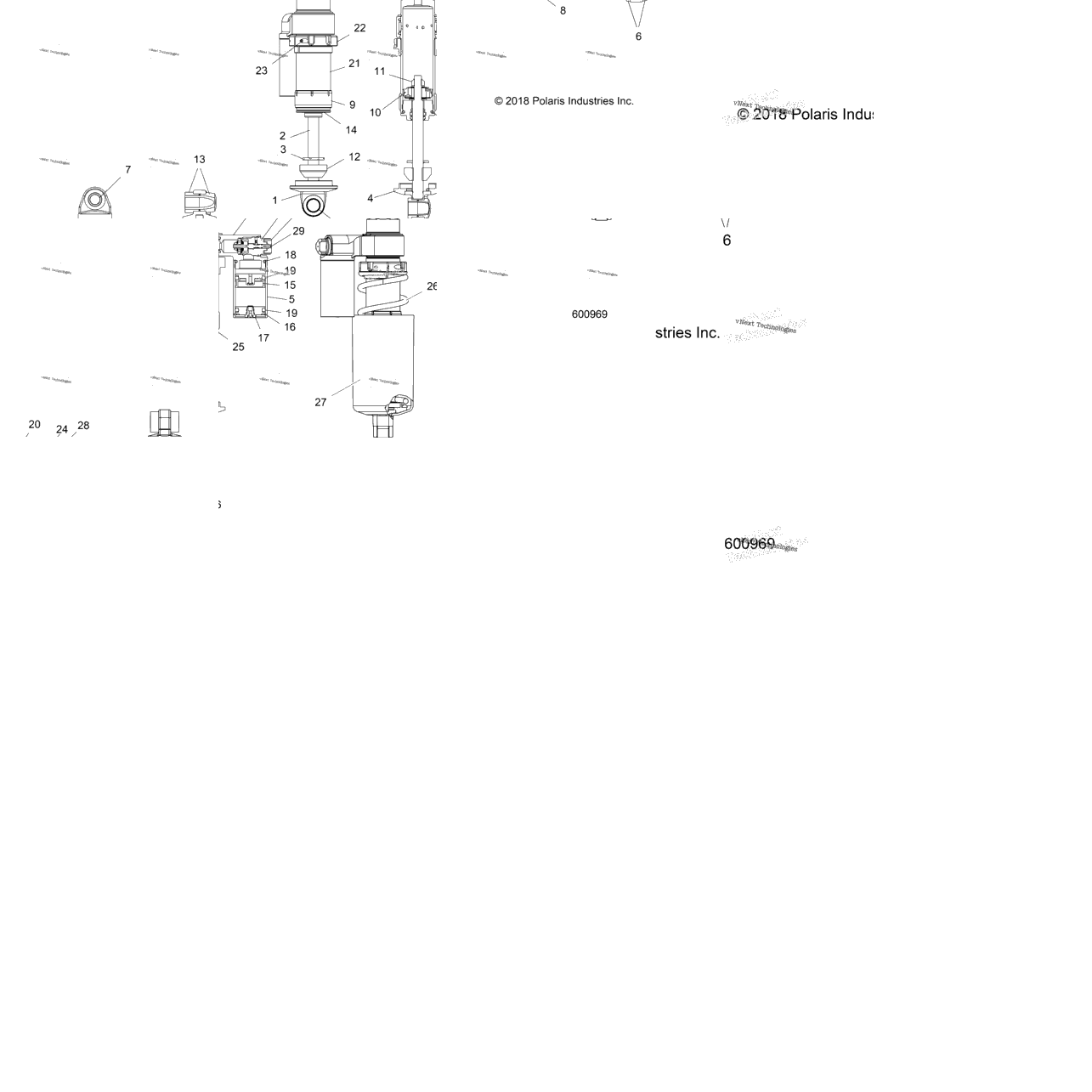 Suspension, Shock, Front Track (600969)