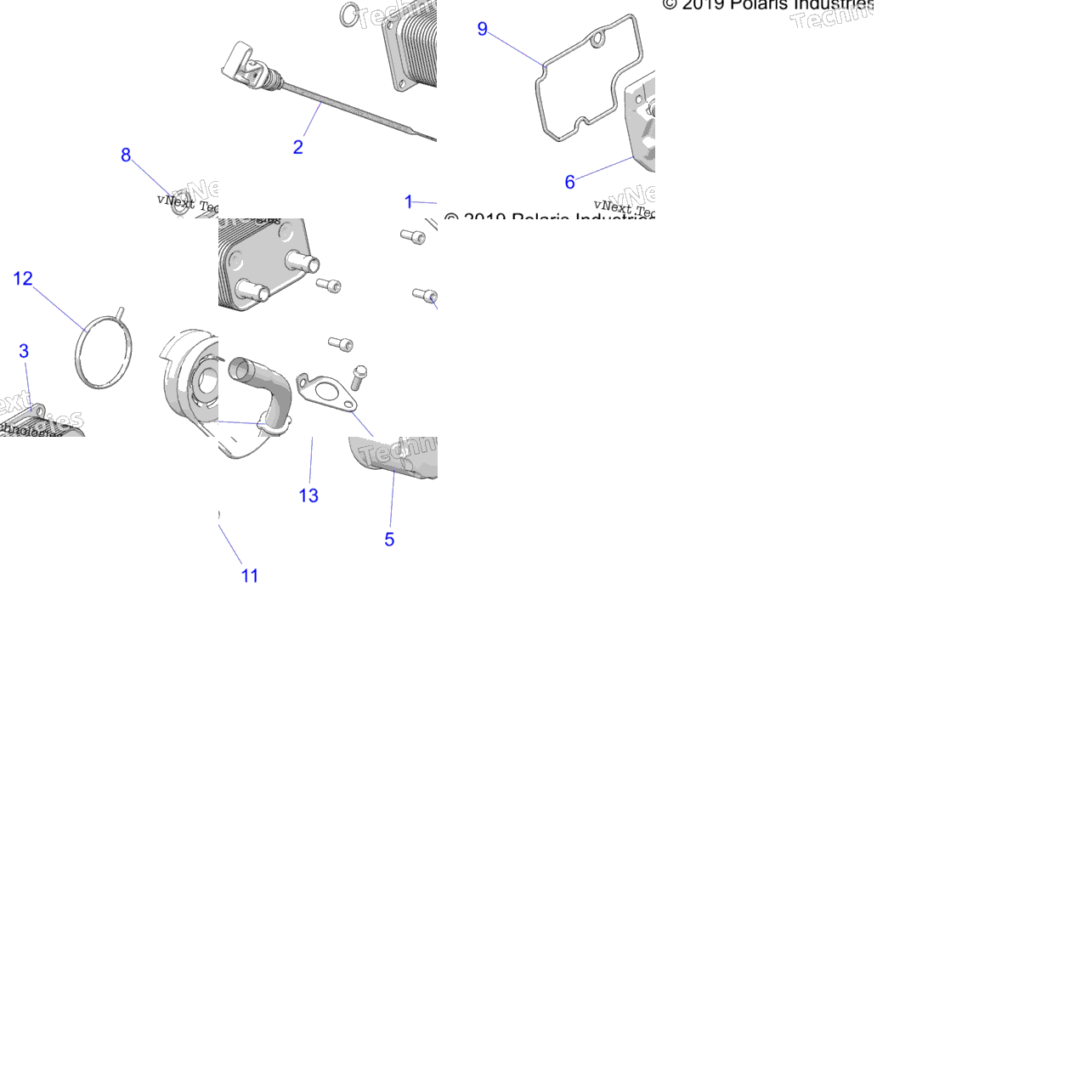 Engine, Dipstick And Oil Filter