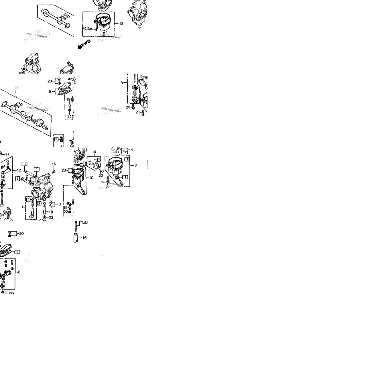 Carb. Component Parts 80