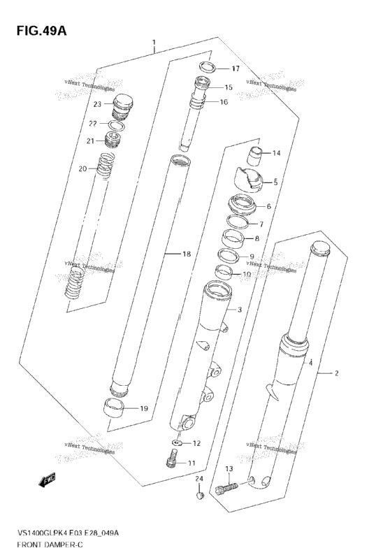 Front Damper (Model K5/K6/K7/K8)