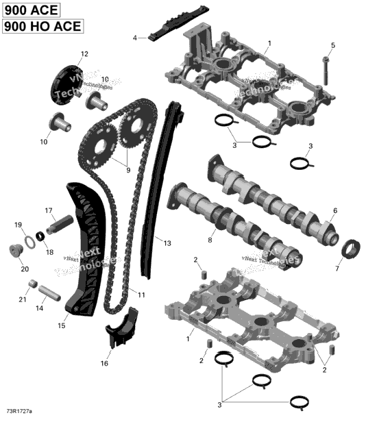 Valve Train - 900-900 Ho Ace