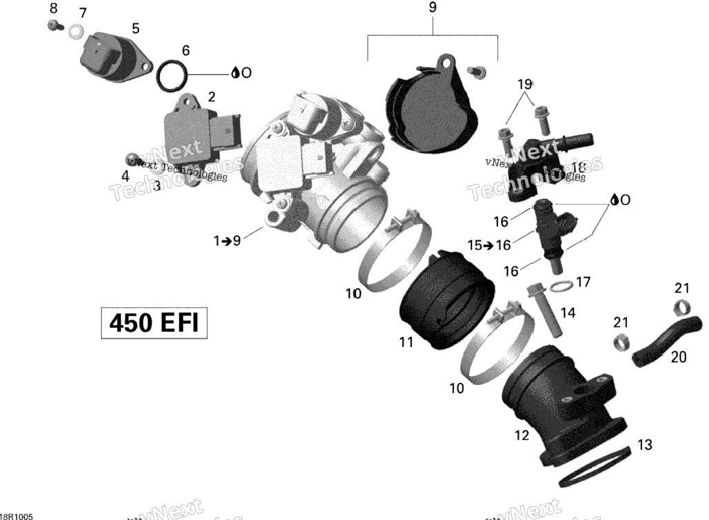 Air Intake Manifold And Throttle Body