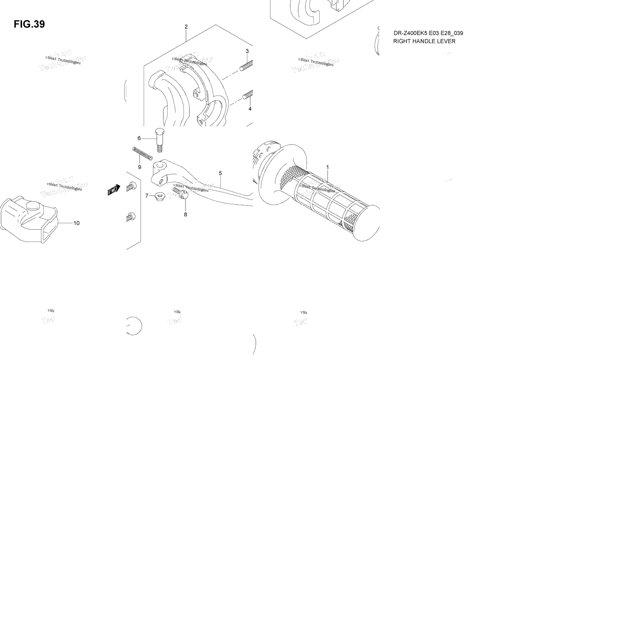 Right Handle Lever