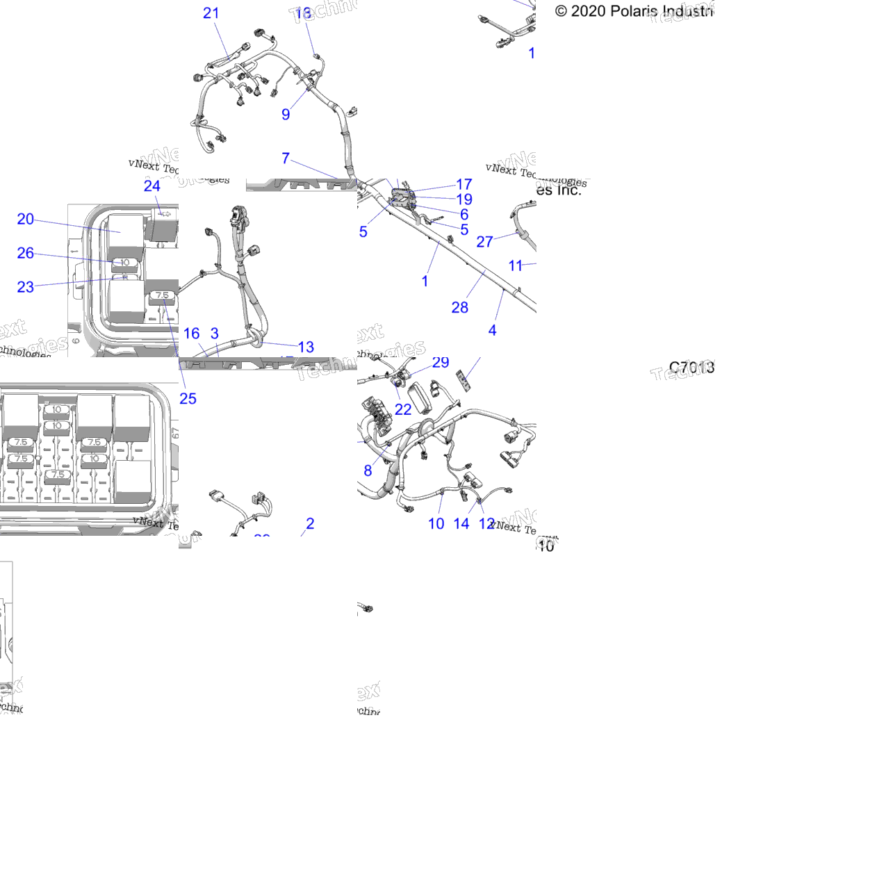 Electrical, Wire Harness, Chassis