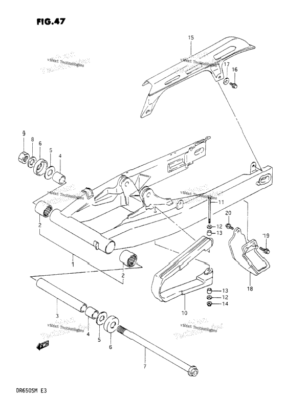 Rear Swinging Arm
