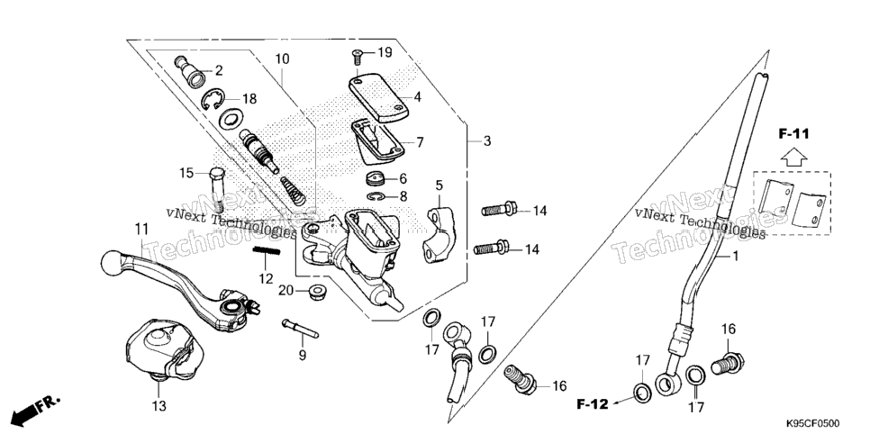 Front Brake Master Cylinder