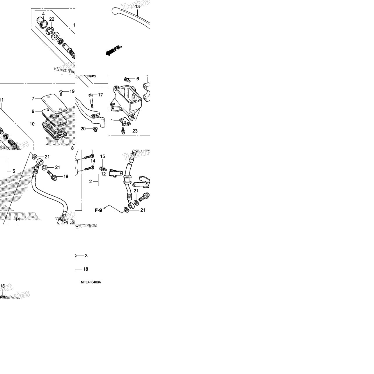 Front Brake Master Cylinder