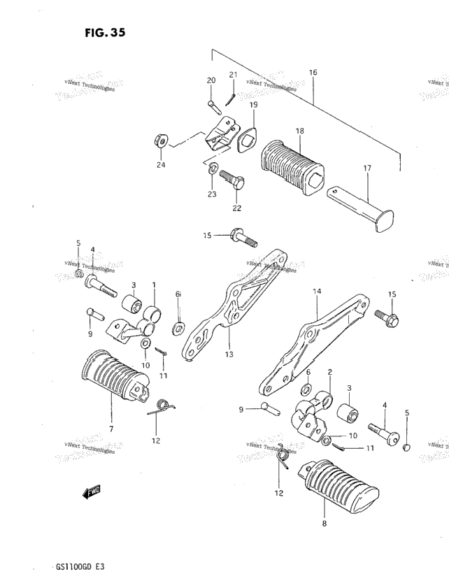 Footrest (Model Z)