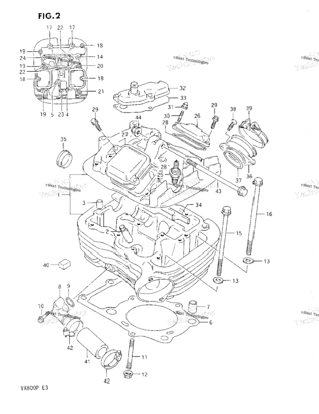 Cylinder Head (Rear)