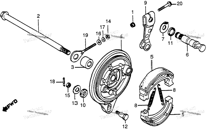 Rear Brake Panel