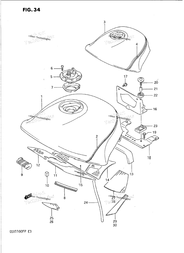Fuel Tank (Model J/K)