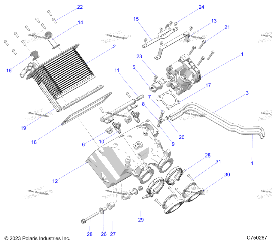 Engine, Air Intake Manifold Z25xpe92a/92B