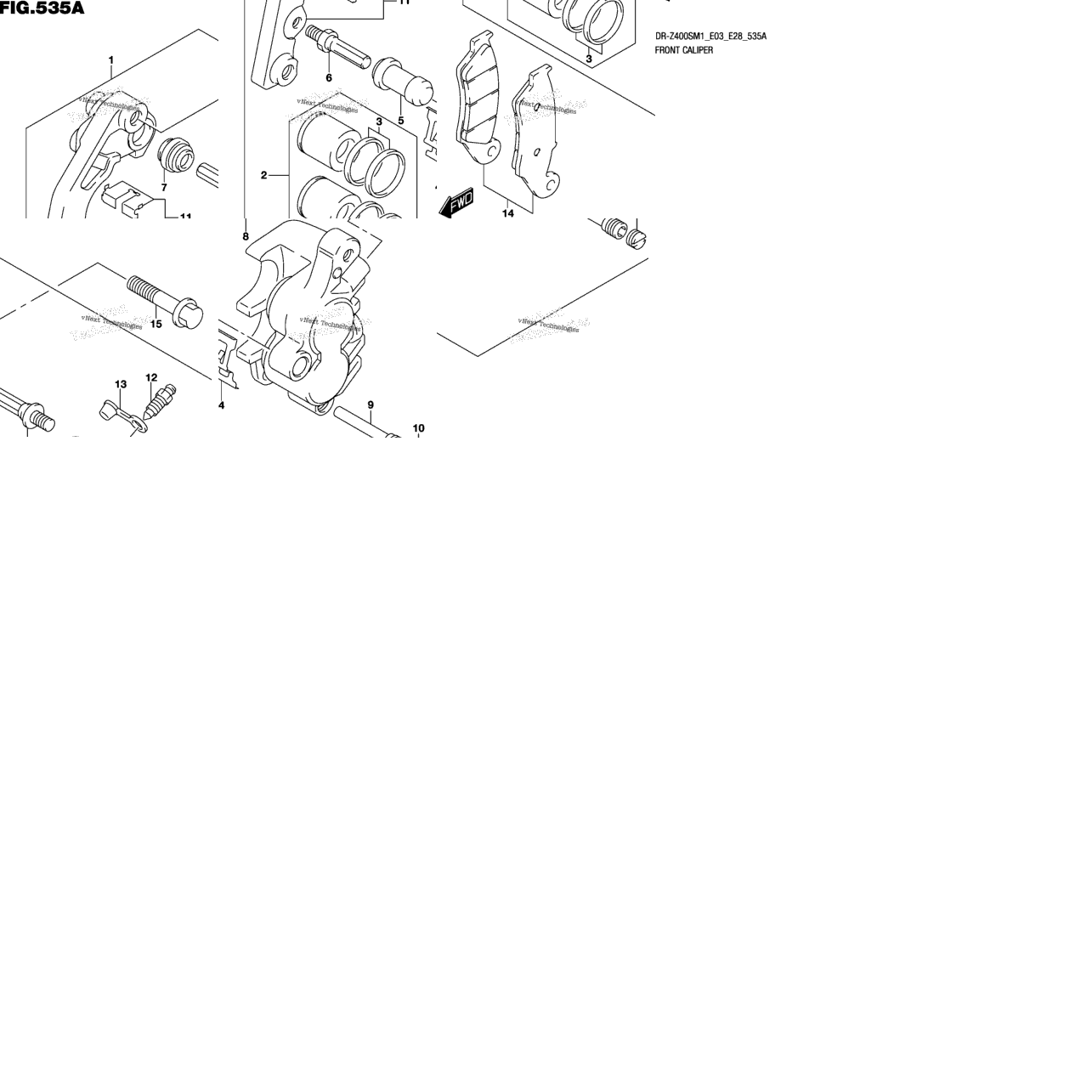 Front Caliper (Dr-Z400s)