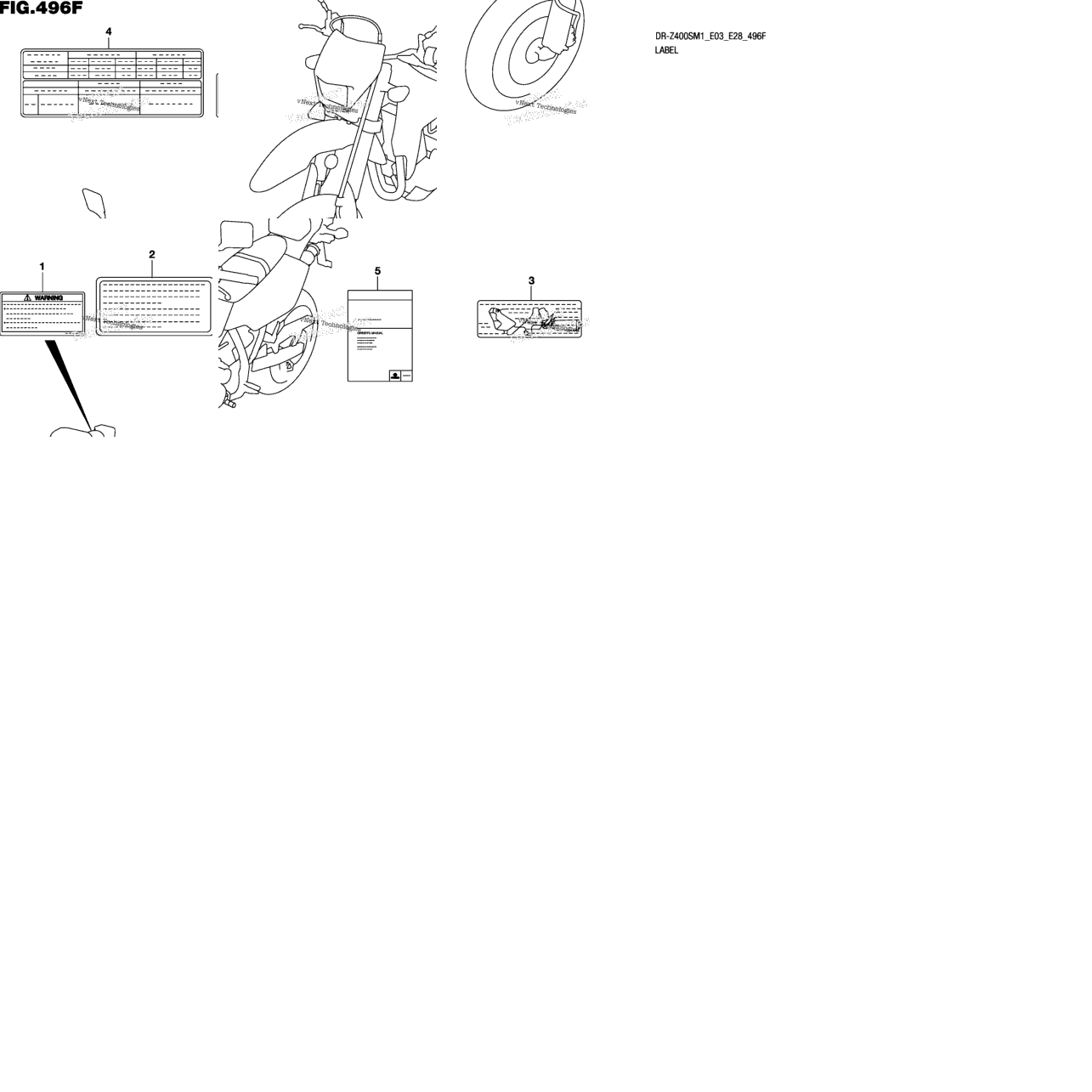 Label (Dr-Z400sm:E33)