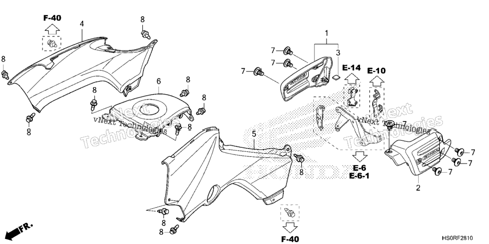 SIDE COVER / TANK COVER