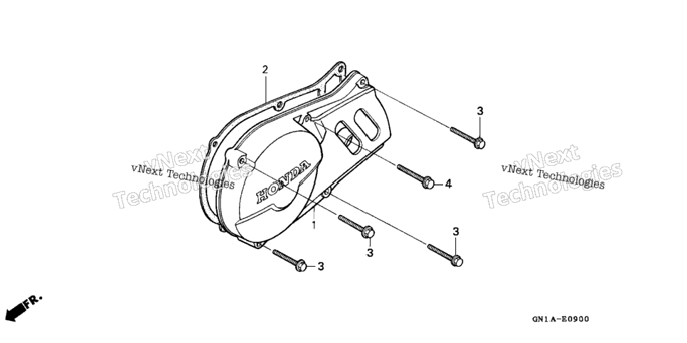 Left Crankcase Cover