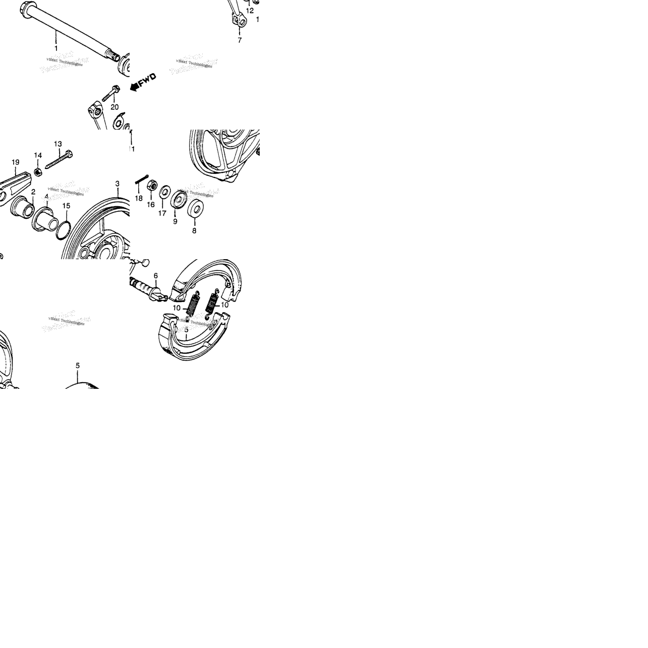 Rear Brake Pedal