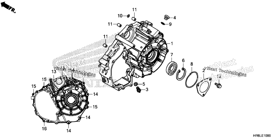 Rear Crankcase Cover
