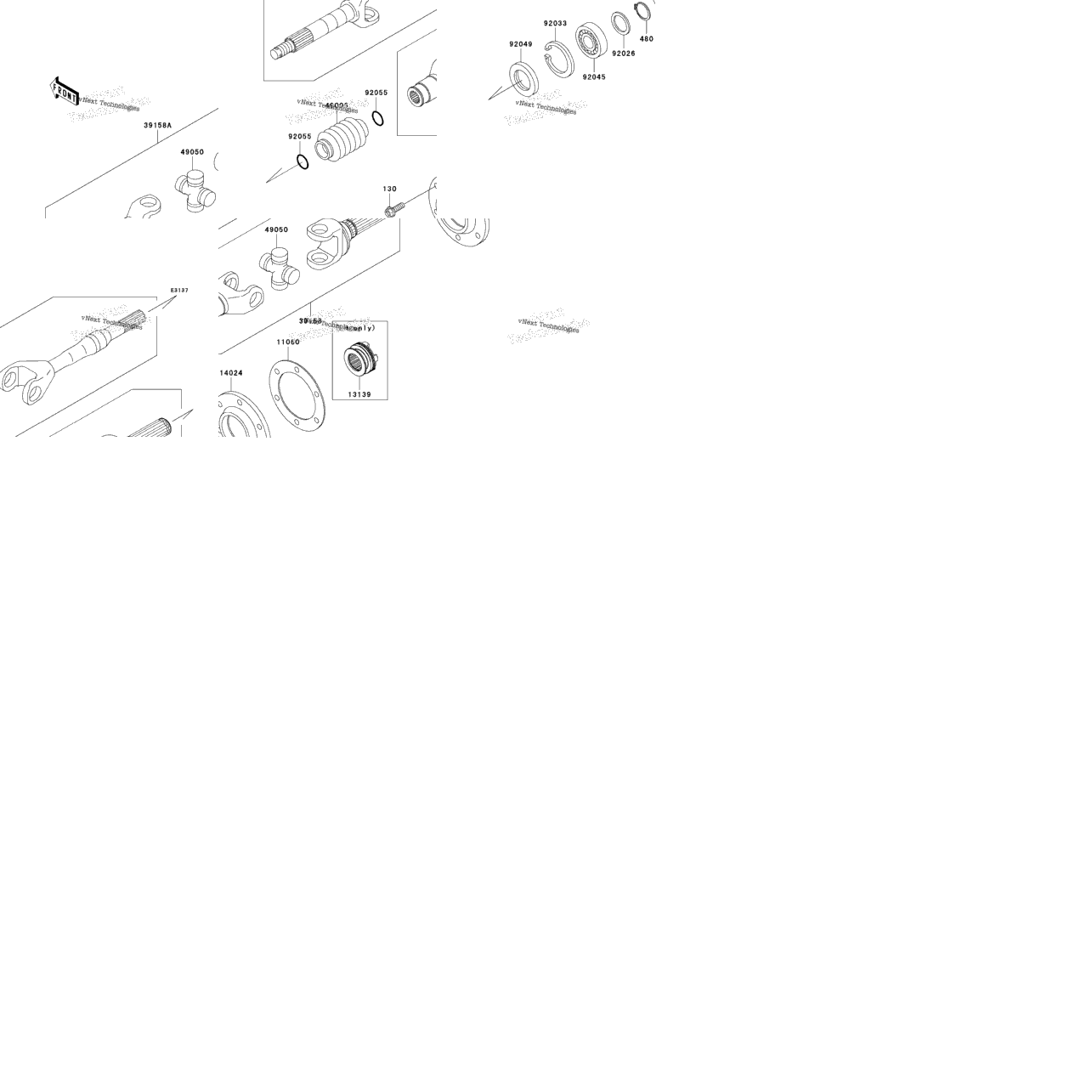 Drive Shaft-Rear