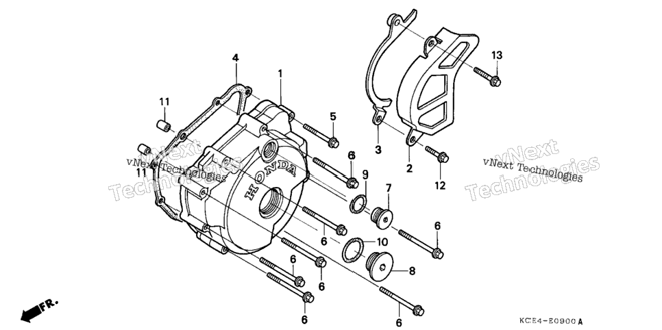 Left Crankcase Cover